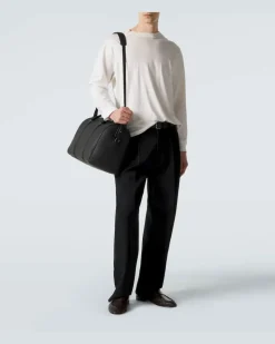 Weekender Iowa aus Leder Schwarz