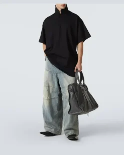 Weekender Le City aus Leder Grau