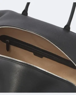 Weekender Marco aus Leder Schwarz