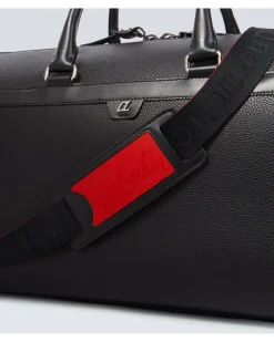 Weekender Sneakender aus Leder Schwarz