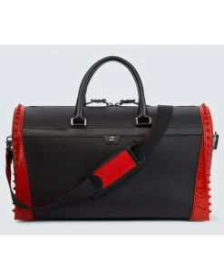Weekender Sneakender aus Leder Schwarz