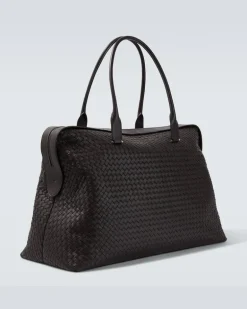 Weekender Vaporetto Large aus Leder Braun