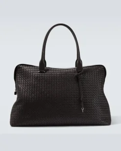 Weekender Vaporetto Large aus Leder Braun