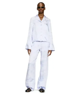 WEIßES FRESCO PAJAMA SHIRT