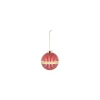 Weihnachtskugel Delight - Rot - mundgeblasenes Glas - Designer Nika Zupanc