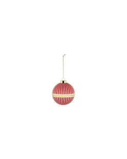 Weihnachtskugel Delight - Rot - mundgeblasenes Glas - Designer Nika Zupanc