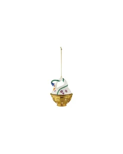 Weihnachtskugel Noël - Gold - Porzellan - Designer Marcello Jori