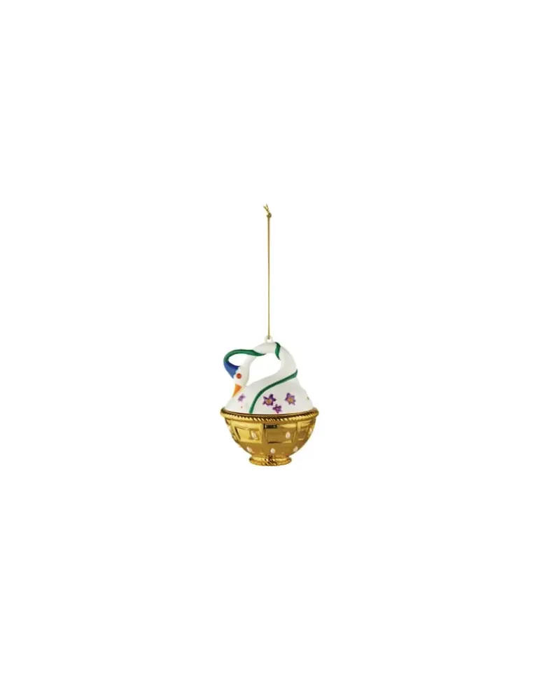 Weihnachtskugel Noël - Gold - Porzellan - Designer Marcello Jori