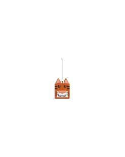 Weihnachtskugel Noël - Orange - geblasenes Glas - Designer Massimo Giacon