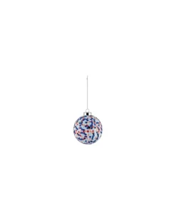 Weihnachtskugel Proust - Blau - geblasenes Glas - Designer Alessandro Mendini