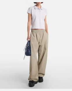 Weite Oversize-Jogginghose Beige