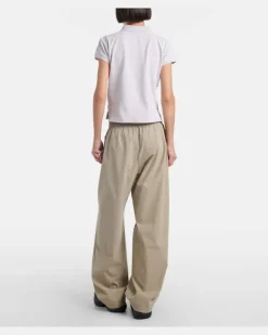 Weite Oversize-Jogginghose Beige