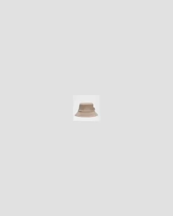 Wendbarer Bucket Hat aus Waschung – Khaki – Größe Dilute