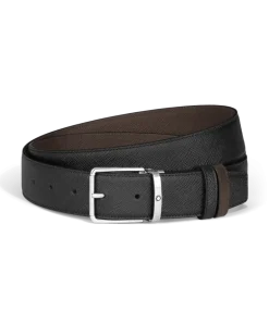 Wendbarer Everyday Gürtel mm aus Sartorial Leder (160 cm) - Ebenholz - MB222453 - Gürtel