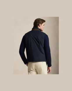 Weste Abottson aus Gabardine Blue