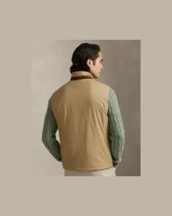 Weste Abottson aus Gabardine Tan