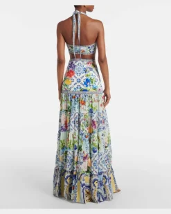 Wickeltop mit Kristallen Multicolor