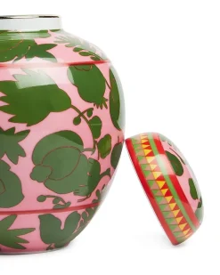 Wildbird' Teedose aus Porzellan - Rosa