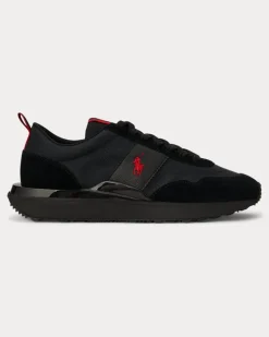 Wildleder-Oxford-Sneaker Train 89 Black