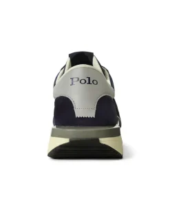 Wildleder-Oxford-Sneaker Train 89 Blue