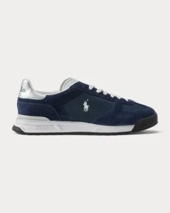 Wildleder-Oxford-Sneaker Varick Blue
