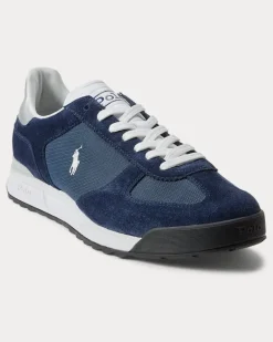 Wildleder-Oxford-Sneaker Varick Blue