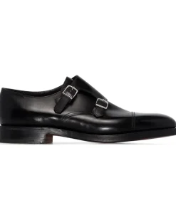 William' Monk-Schuhe - Schwarz