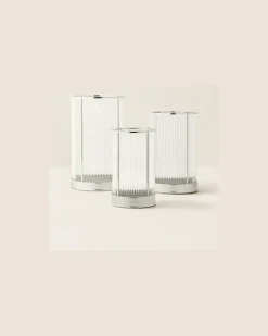 Windlicht Allen Silver