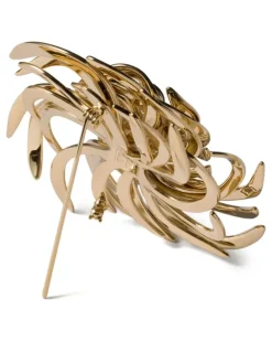 Wirbel-Brosche - Gold