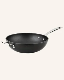 Wok-Pfanne Aluminium Antihaft schwarz