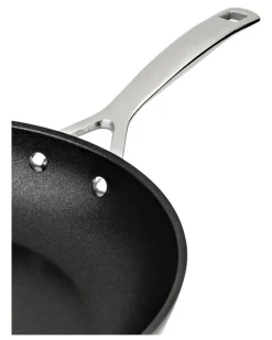 Wok-Pfanne Aluminium Antihaft schwarz