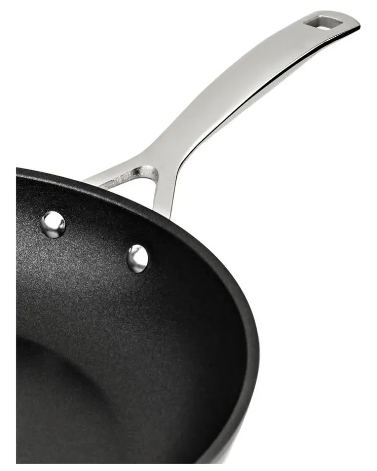Wok-Pfanne Aluminium Antihaft schwarz
