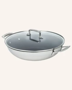 Wok silber Schwarz