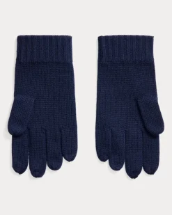 Wollhandschuhe mit Pony Blue