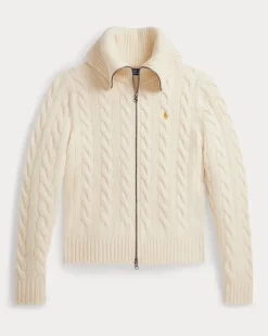 Wollstrickjacke Lunar New Year Cream