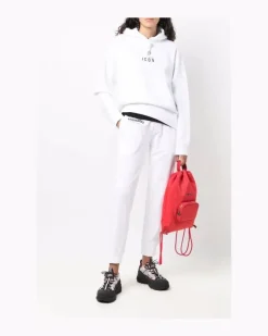 Women Embroidered Icon Hoodie Aw21 W White
