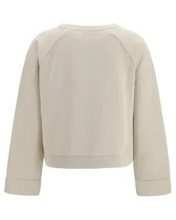 Women Neves Sweatshirt Mult.beige-Verde Cotton Sweatshirts Mult.beige/verde Sweater