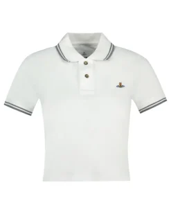 Women Polo White Cotton