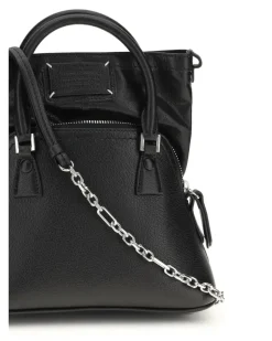 Women's 5ac Mini Handbag Black Goatskin-Hircus Goatskin Handbags Goatskin/hircus Hand Bags