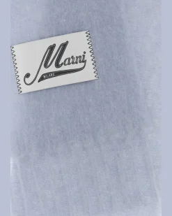 Women's Alpaca Blend Scarf Blue Nylon