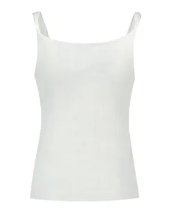 Women's Anna Top - Viscose White Ready-To-Wear T-Shirts