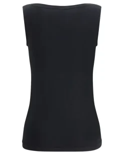 Women's Aurora Top Black Modal; Polyester; Elastane