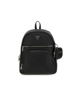 Women's Backpack Black Polyurethane Bags - Backpacks