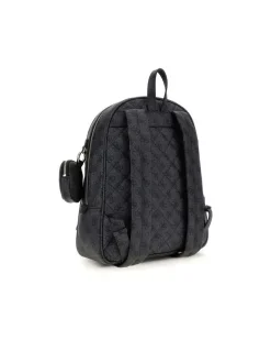 Women's Backpack Coal Logo Polyurethane Bags - Backpacks Black