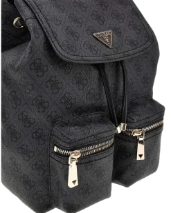 Women's Backpack Coal Logo Polyurethane Gray
