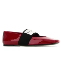 Women's Ballerina Red Calf