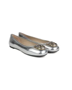 Women's Ballerinas Silver Footwear