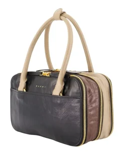 Women's Bauletto Shoulder Bag Black Calfskin