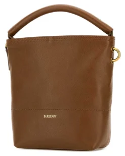Women's B Clip Bucket Bag Brown Calf