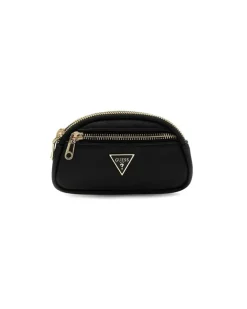 Women's Beauty Case Black Polyurethane Bags Cases